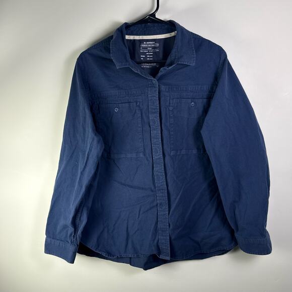 REI Co-Op Shirt Mens XLarge Blue Button-Up Long Sleeve Outdoor Wilderness Cotton - Picture 1 of 5